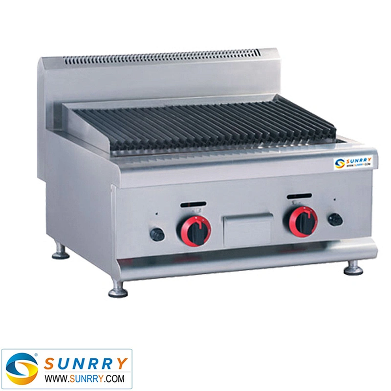 Counter top portable gas grills lava rock for barbecue (SUNRRY SY-LR600TB)