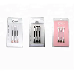 Wholesale beauty tools custom makeup brushes double head eyeshadow brush