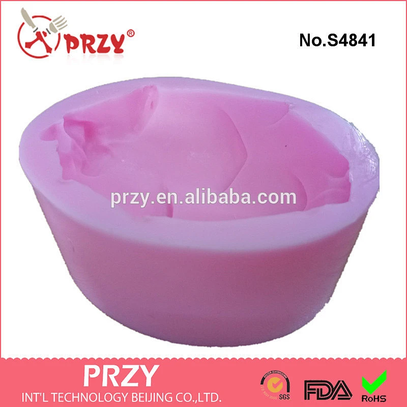 S4841 dragon fruit silicone soap mold 3D soap mould chocolate mold decorating cake tools