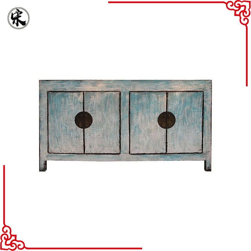 chinese antique reproduction solid wood pine lacquer oriental furniture