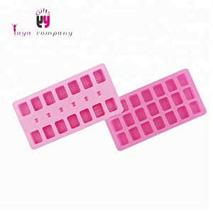 Custom Cavity 3D Mahjong Silicone Chocolate Cake Mold For Chocolate Ice Cube Soap Candy cake decorating