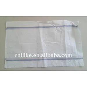 50kgs 60x100cm white color pp woven bag use for fertilizer,rice,corn,wheat