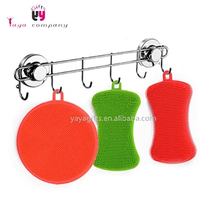 FDA Food Grade 41g Kitchen Product Tool Dish Cleaning Silicone Sponge Kitchen