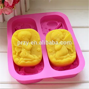 PR252 PRZY 2015 Handmade praying angel silicone soap mould