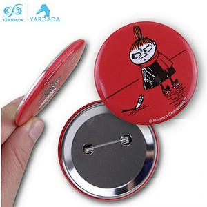 custom badge metal button badge pin for shirts or bags