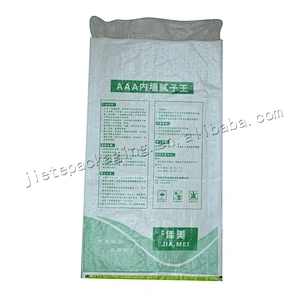 20kg pp woven wall putty powder bag with lining