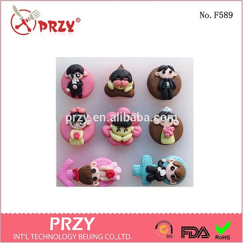 Cartoon Shape 26 Fondant Silicone Molds
