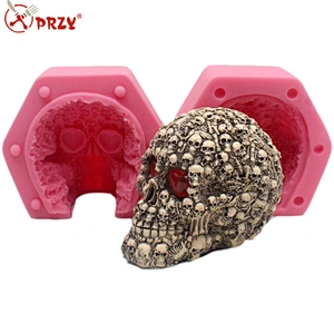Halloween Skeleton DIY barking tools silicone mold silicone Mousse cake mould