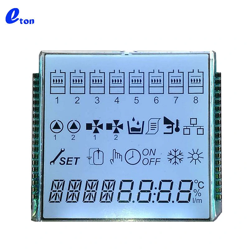 Flat Panel Segment LCD Screen TN LCD Display