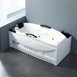 Cheap acrylic 1 Person Whirlpool Massage Bathtub With Video Player