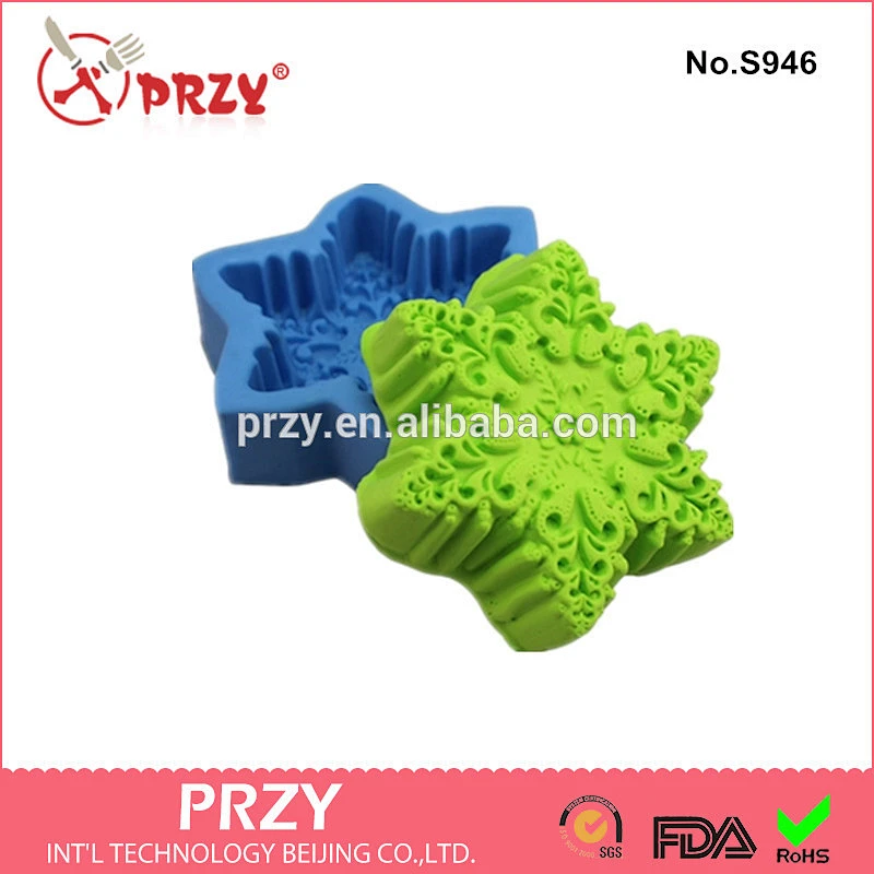 handmade soap mold snowflakes soap mold