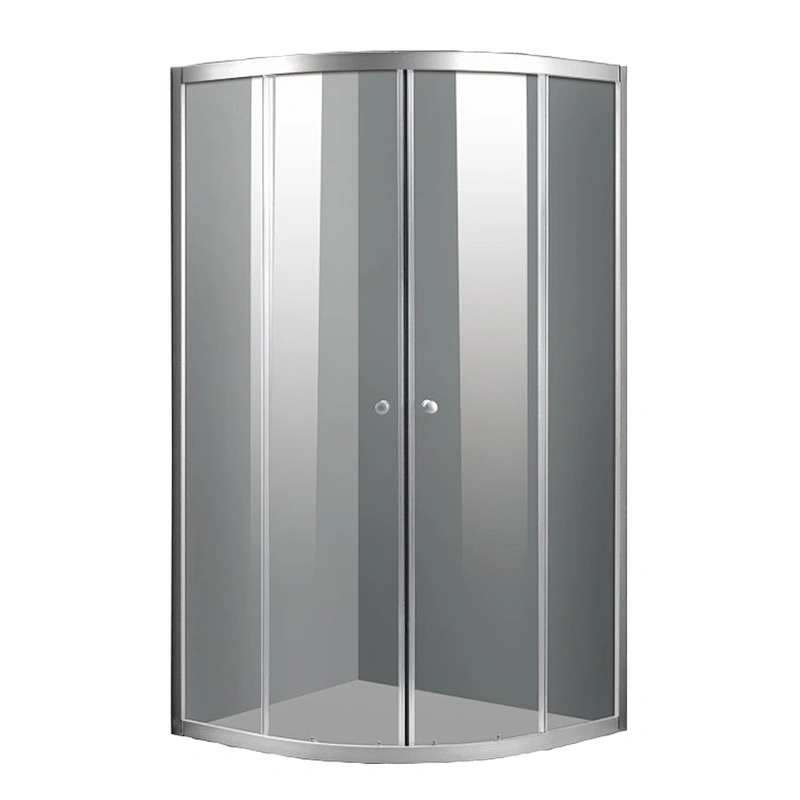 Modern Design Double Glass Doors Fiberglass Shower Enclosure