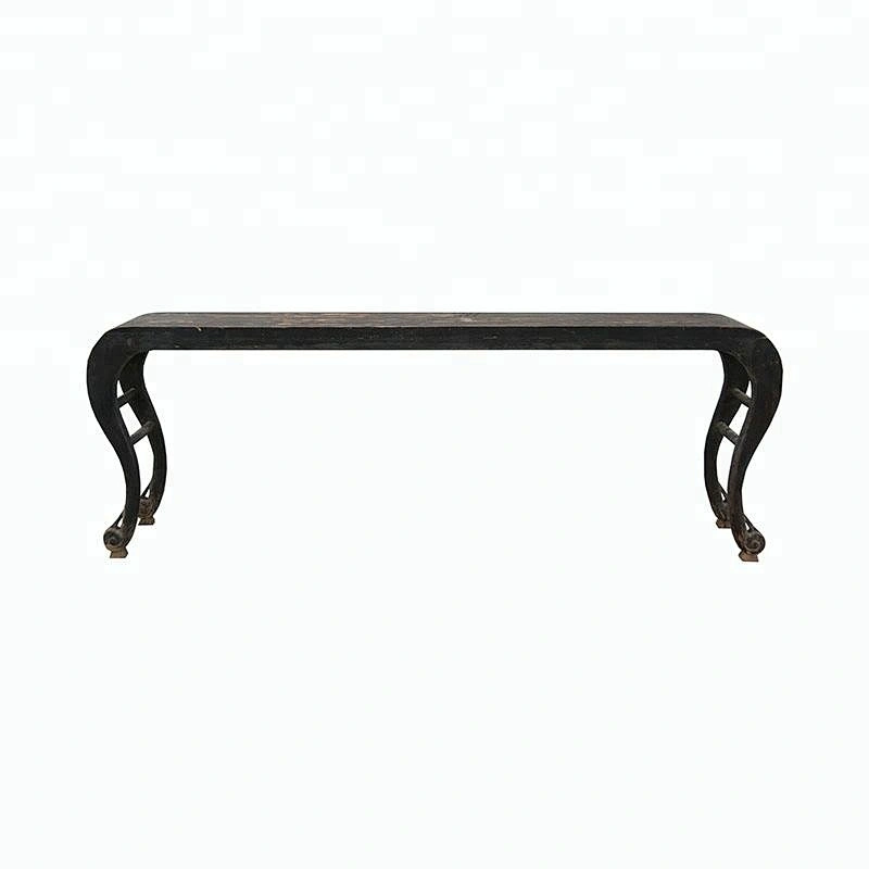chinese antique oriental solid wood old side altar table