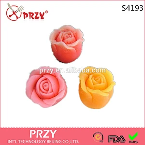 S4194 PRZY Silicone Soap and candle mold Victorian Rose 3D Silicone Mold Handmade DIY Soap Molds