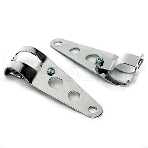 CNC ALUMINUM Headlight Mount Bracket Fork Ear For Bobber Triumph