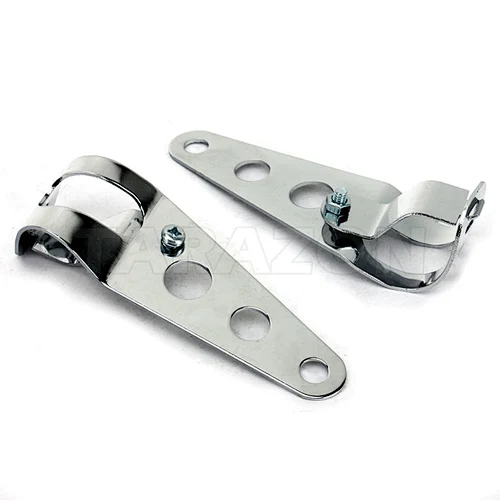 CNC ALUMINUM Headlight Mount Bracket Fork Ear For Bobber Triumph