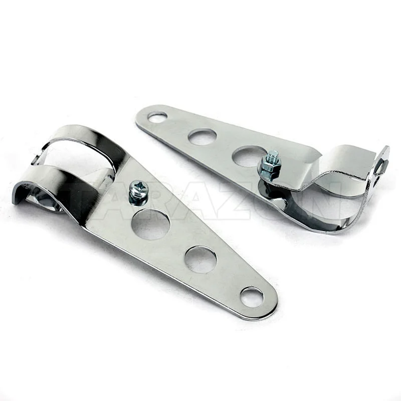 CNC ALUMINUM Headlight Mount Bracket Fork Ear For Bobber Triumph
