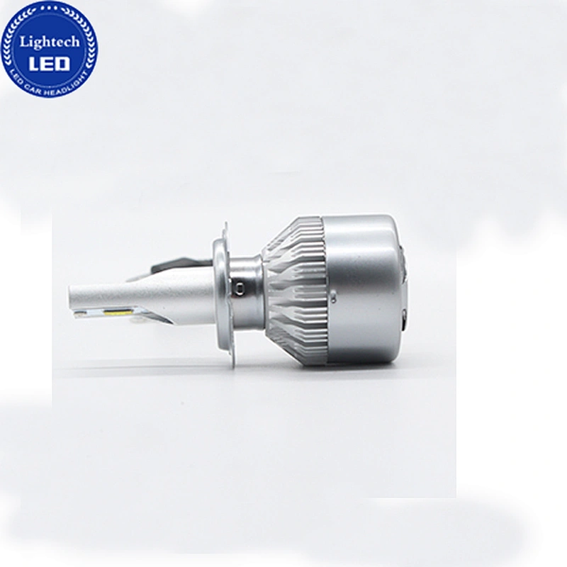 Dual Color C6 Led Headlight 36W COB Headlight Bulb H4 H11 H11/H9/H8 9005/HB3 9006/HB4 H7 LED Headlight Kits
