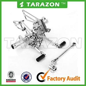 CNC Rear sets Rear set Footrests For Aprilia RSV1000 R FACTORY 2009 2010