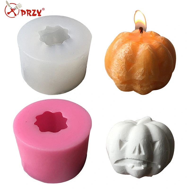 Halloween Pumpkin Light Candle Mold Silicone Mold For Soap Handmade Silicone Soap Mold