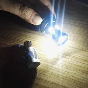 2018 Newest Amber yellow S25 P21W 1156 auto LED bulb T10