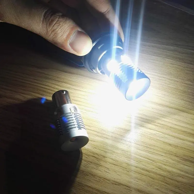 2018 Newest Amber yellow S25 P21W 1156 auto LED bulb T10