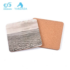 Advertising gifts cork coffee/tea cup coaster cartoon design cup mat