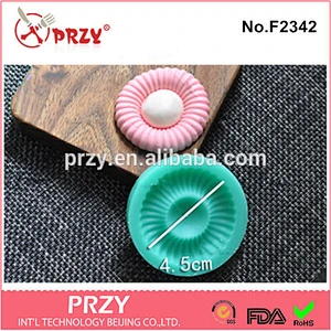 F2342 przy wholesale fondant silicone flower mold for cake decoration