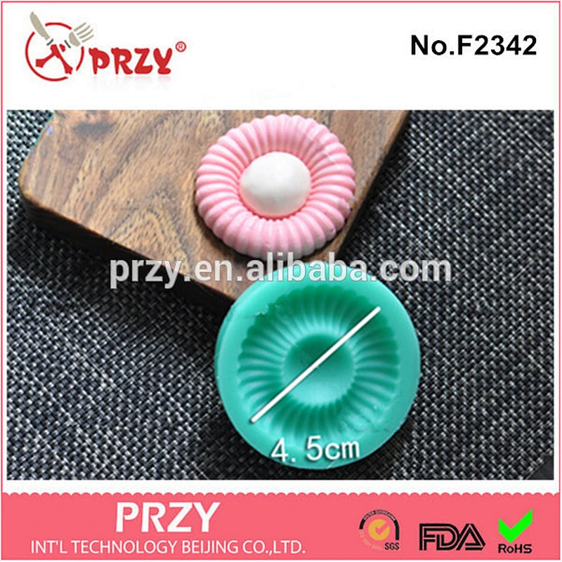 F2342 przy wholesale fondant silicone flower mold for cake decoration