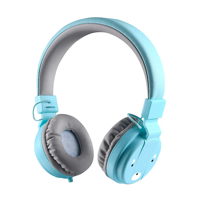 2019 Latest design cute headband oem wired wholesale kids headset