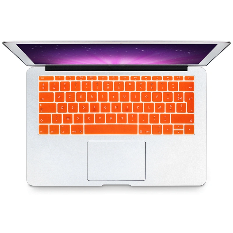 french azerty silicone keyboard Skin Keypad Covers For Macbook Air 11
