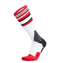 Knee High Geometric Design Free Terry Breathable Basketball Athletic Sports Socks