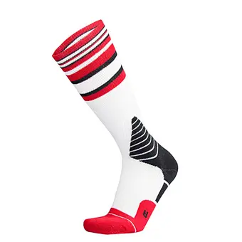 Knee High Geometric Design Free Terry Breathable Basketball Athletic Sports Socks