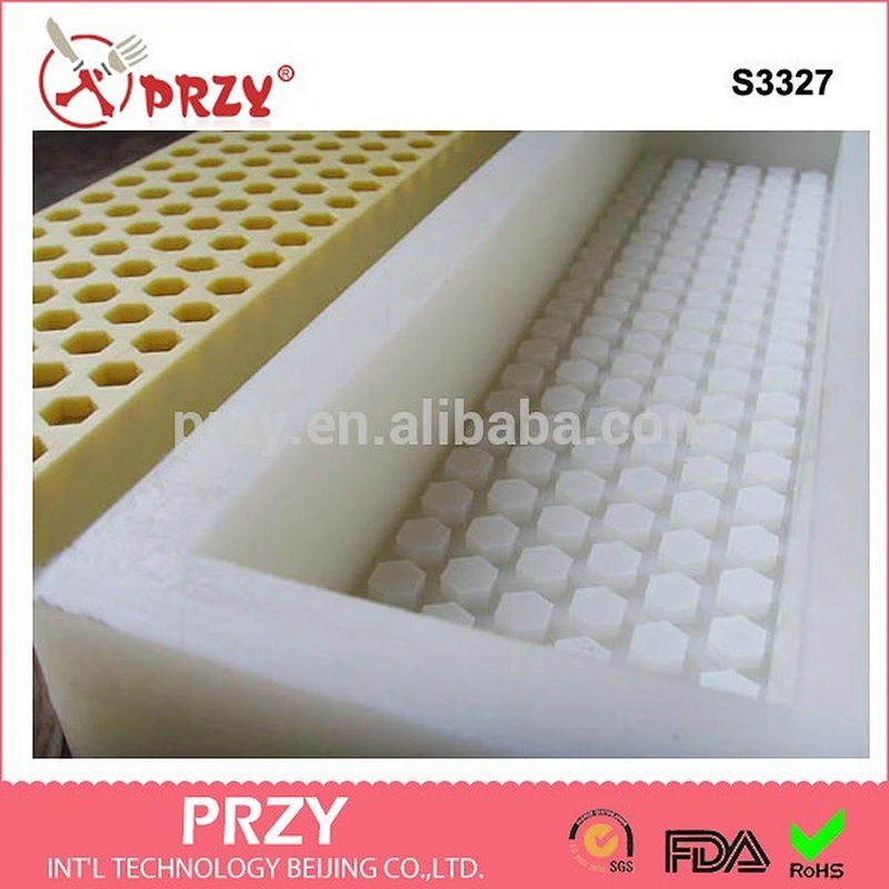 honeycomb soap loaf mold 3d rectangle honeycomb silicone molds