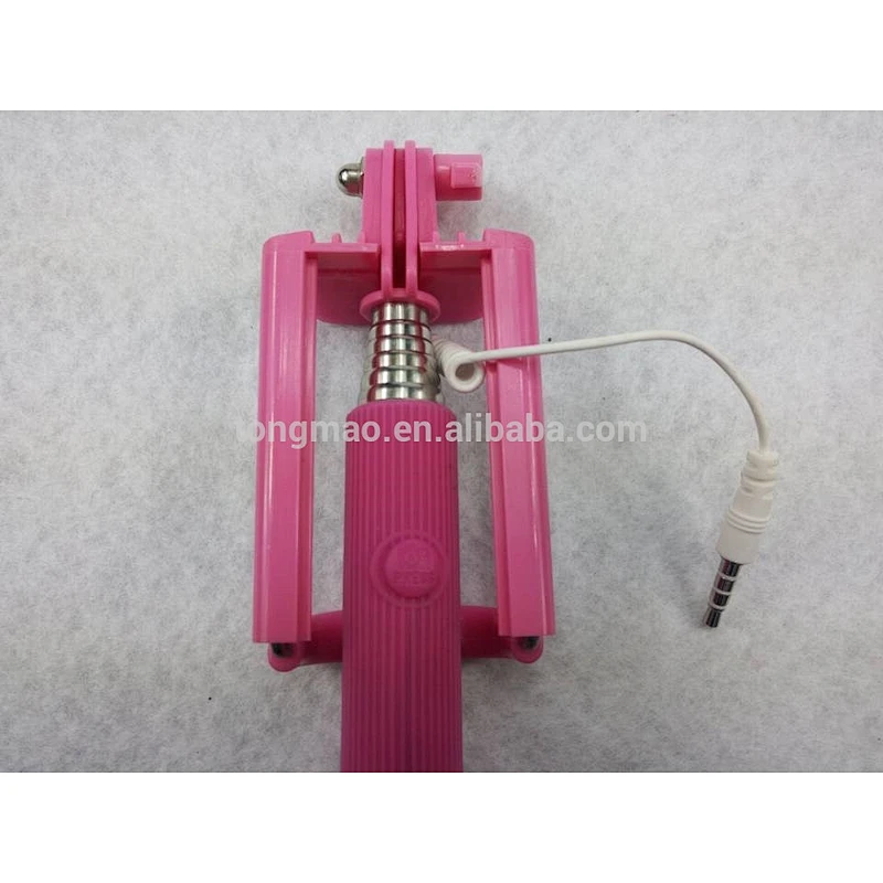 Universal For Outdoor Activities Telescopic Silicone Handle Cover mini cable Selfie Stick
