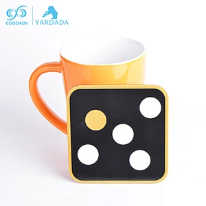 Custom shape oem logo Colorful Beer Coasters For Drink