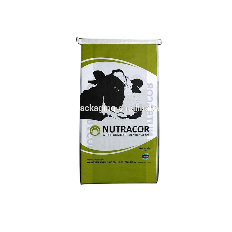 25kg 20kg plastic animal, poultry, cattle feed packaging pp woven bags