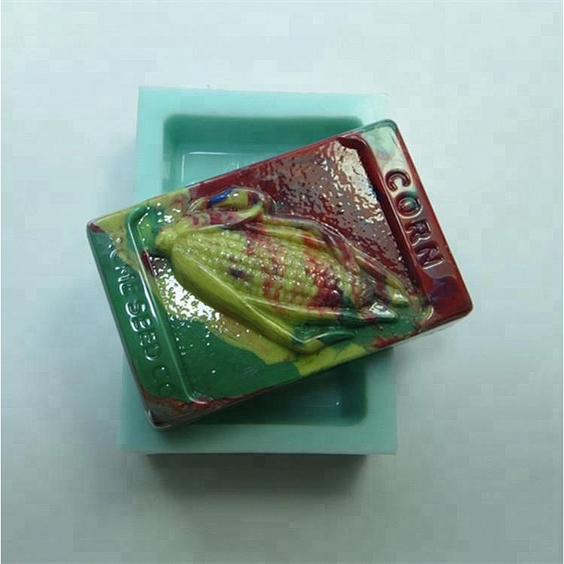 3D Corn pattern Soap silicone molds Handmade soap making Silicone Mold QT0038
