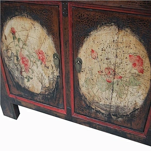 oriental distressed painted furniture for stores use