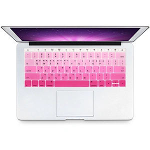 Custom Ombre Color silicone keyboard protector korean keyboard cover For macbook air laptop for Mac 12 new pro 13 A1708