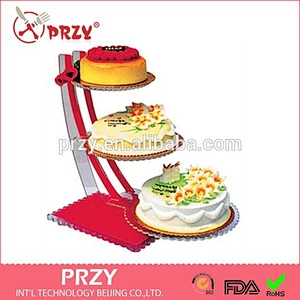 Acrylic wedding cake stand Three layers