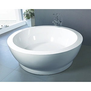 Cheap Classical High Quality Thick Acrylic Soaking Bathtub Round Freestanding Bathtub