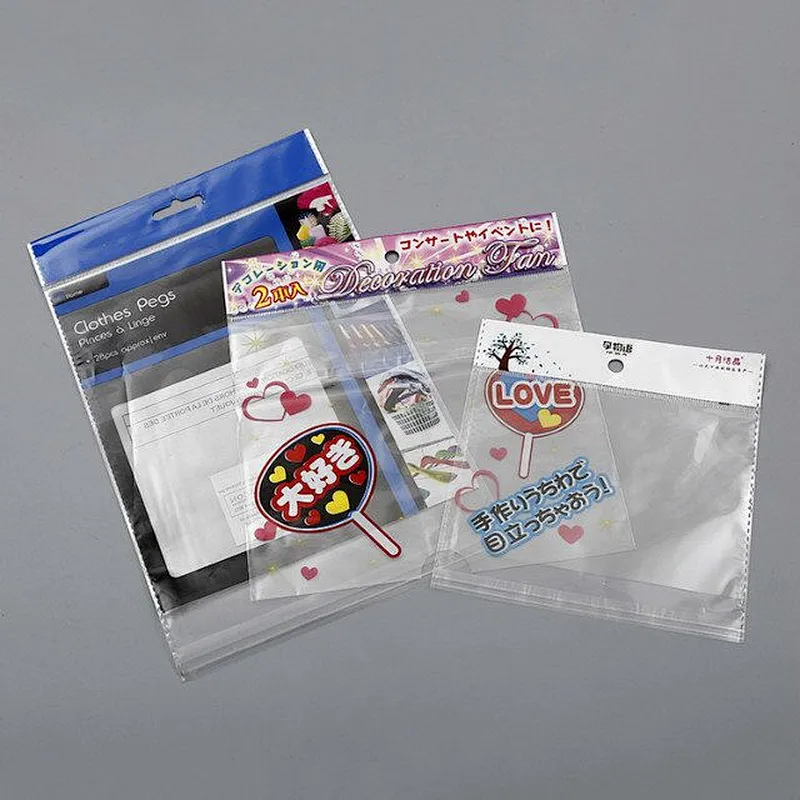 Custom PE self-styled transparent confectionery bag