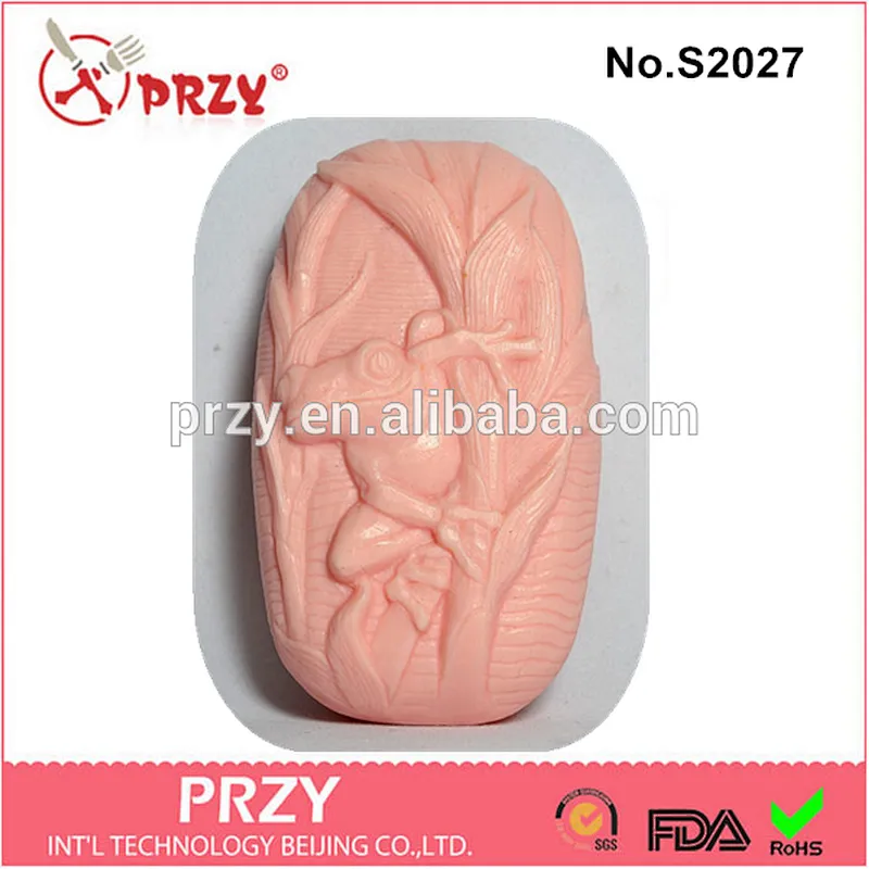 Eco-friendly DIY craft handmade frog silicone soap mold