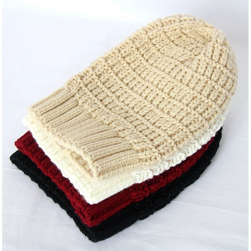 Unisex Beanie Winter Men Women Stocking Hat Beanies stripe Knitted Hiphop fleece beanie hat