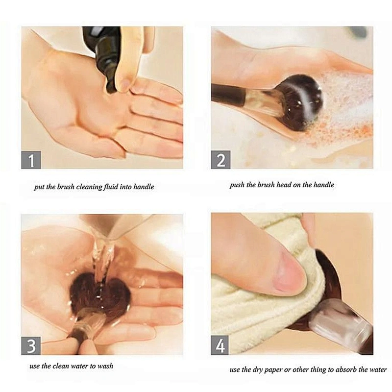 Wholesale cosmetic tools custom logo portable small single best makeup brush powder blush brush