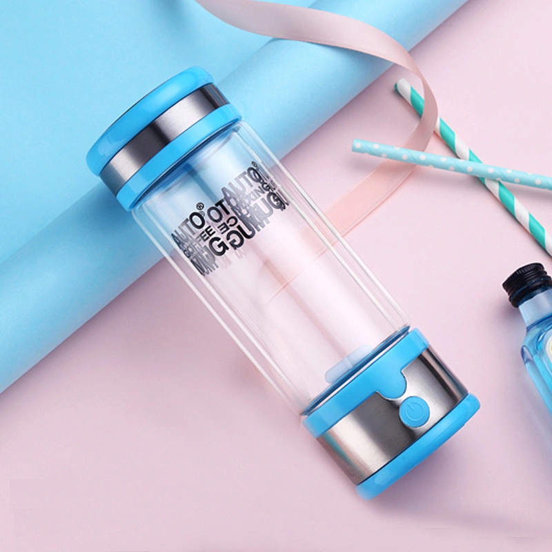 Factory Promotional Electric Stirring Mug Stainless Steel Glass Coffee Mug Self-Stirring Cup with Lid
