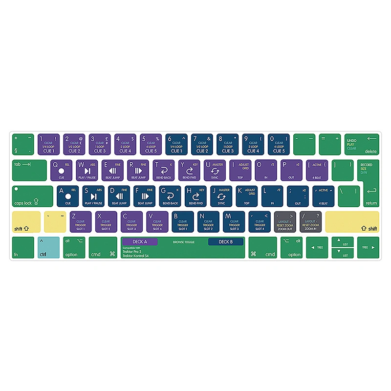 My Ali baba Traktor Pro 2/Kontrol S4 High Slim Transparent TPU Keyboard Cover  dell keyboard cover for Laptop A1706 A1707