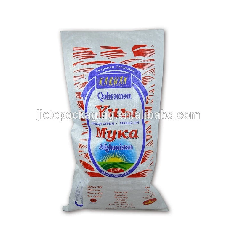 wheat flour packaging pp wovne bag design for corn 25kg 40kg 50kg