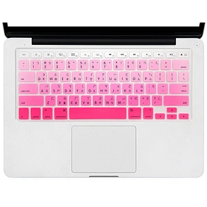 Custom taiwan Silicone Rainbow Keyboard Cover keyboard skins for Macbook air pro 13 Inch cover mac book pro a1398